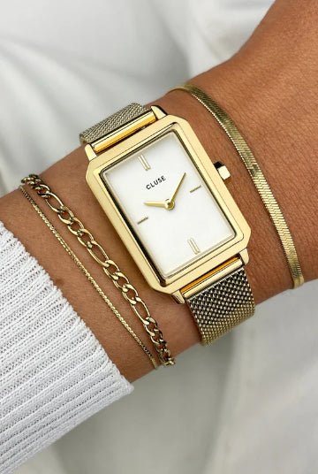 Montre CLUSE Fluette Maille milanaise Dorée - Cluse - Bijouterie TAMARA