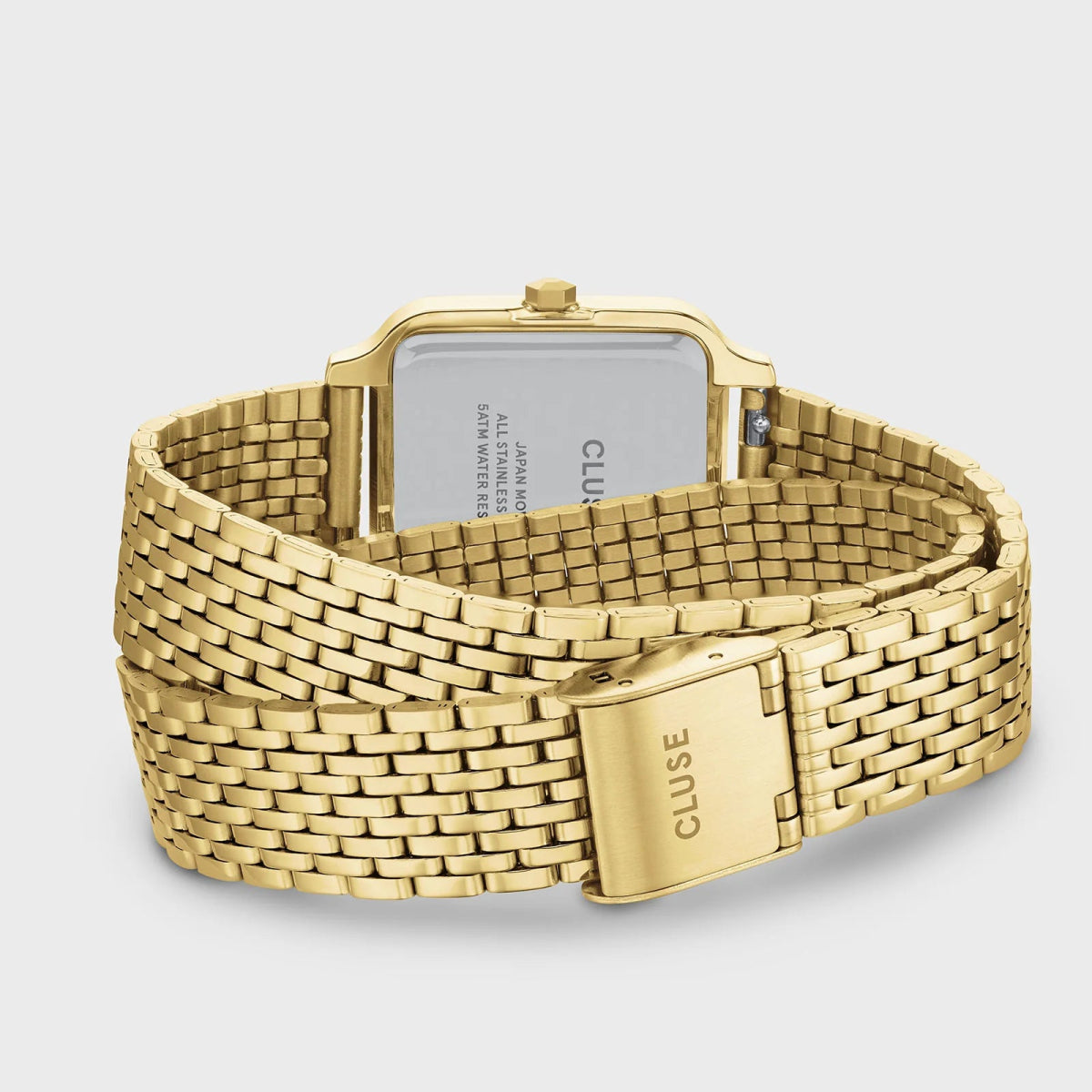 Montre CLUSE Gracieuse dorée Rouge Bordeaux Double - Tour Acier - Bijouterie TAMARA