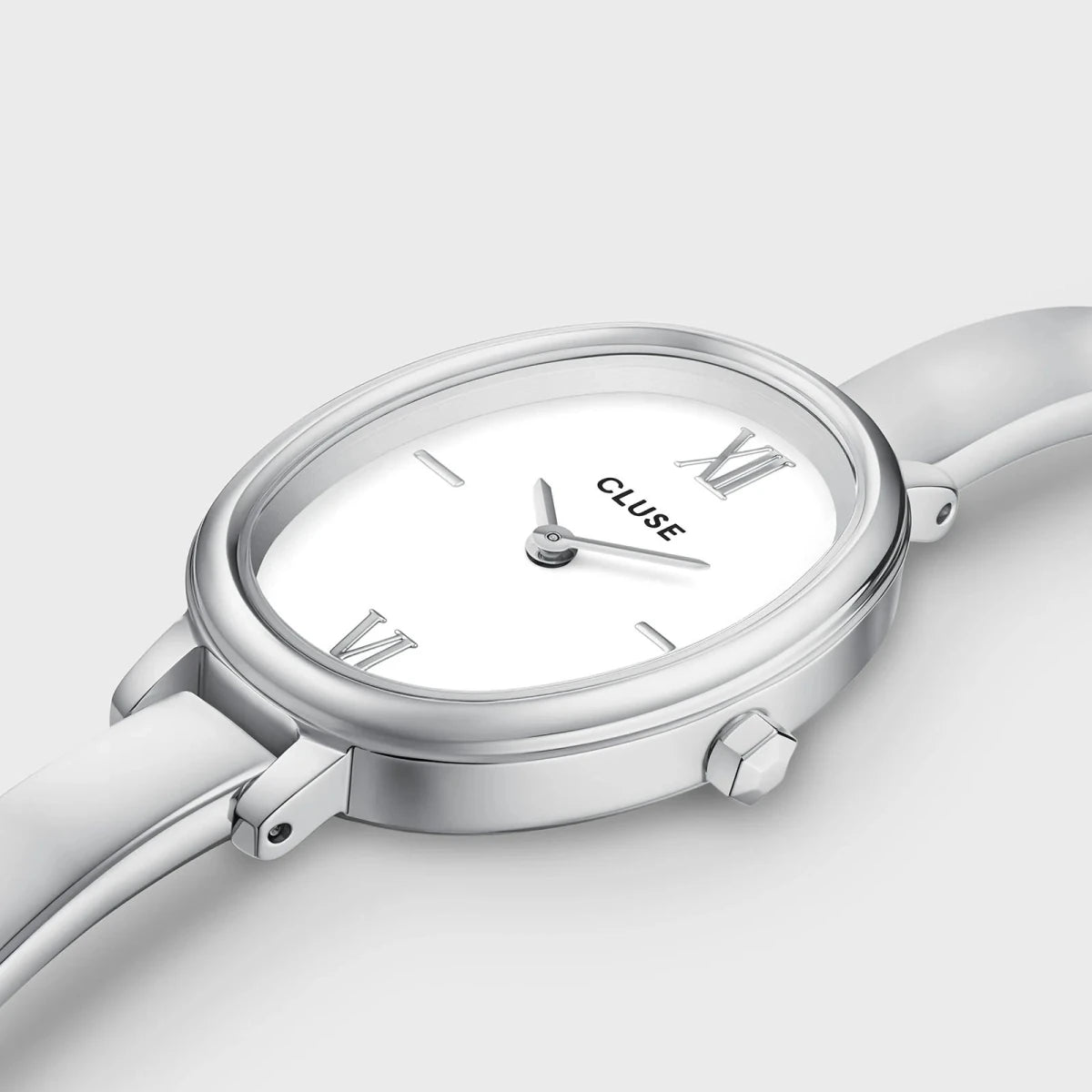 Montre CLUSE L'Ovale Acier Blanc - MONTRES -CW16102