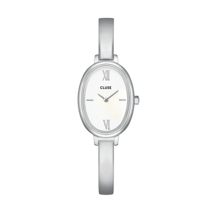 Montre CLUSE L'Ovale Acier Blanc - MONTRES -CW16102