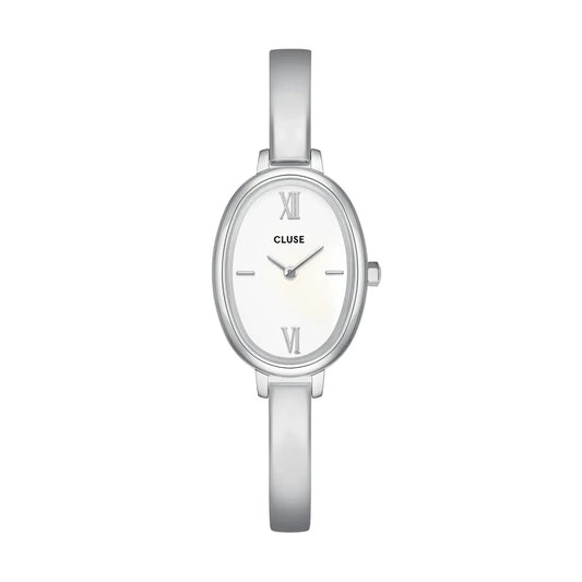 Montre CLUSE L'Ovale Acier Blanc - MONTRES -CW16102