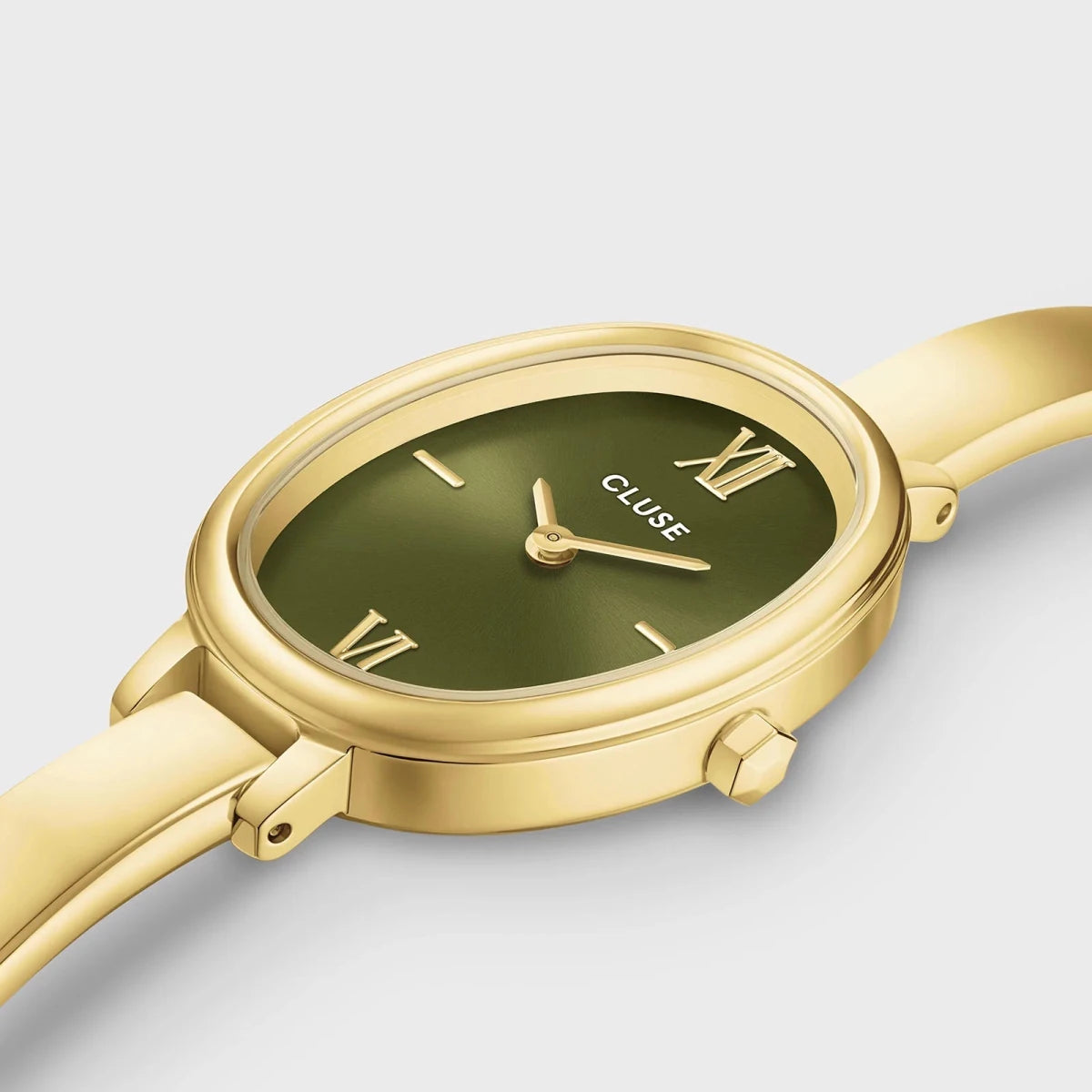 Montre CLUSE L'Ovale Dorée Vert - MONTRES -CW16103