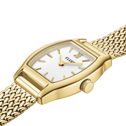 Montre CLUSE Tonette Mini Acier dorée Blanc - MONTRES -CW16501