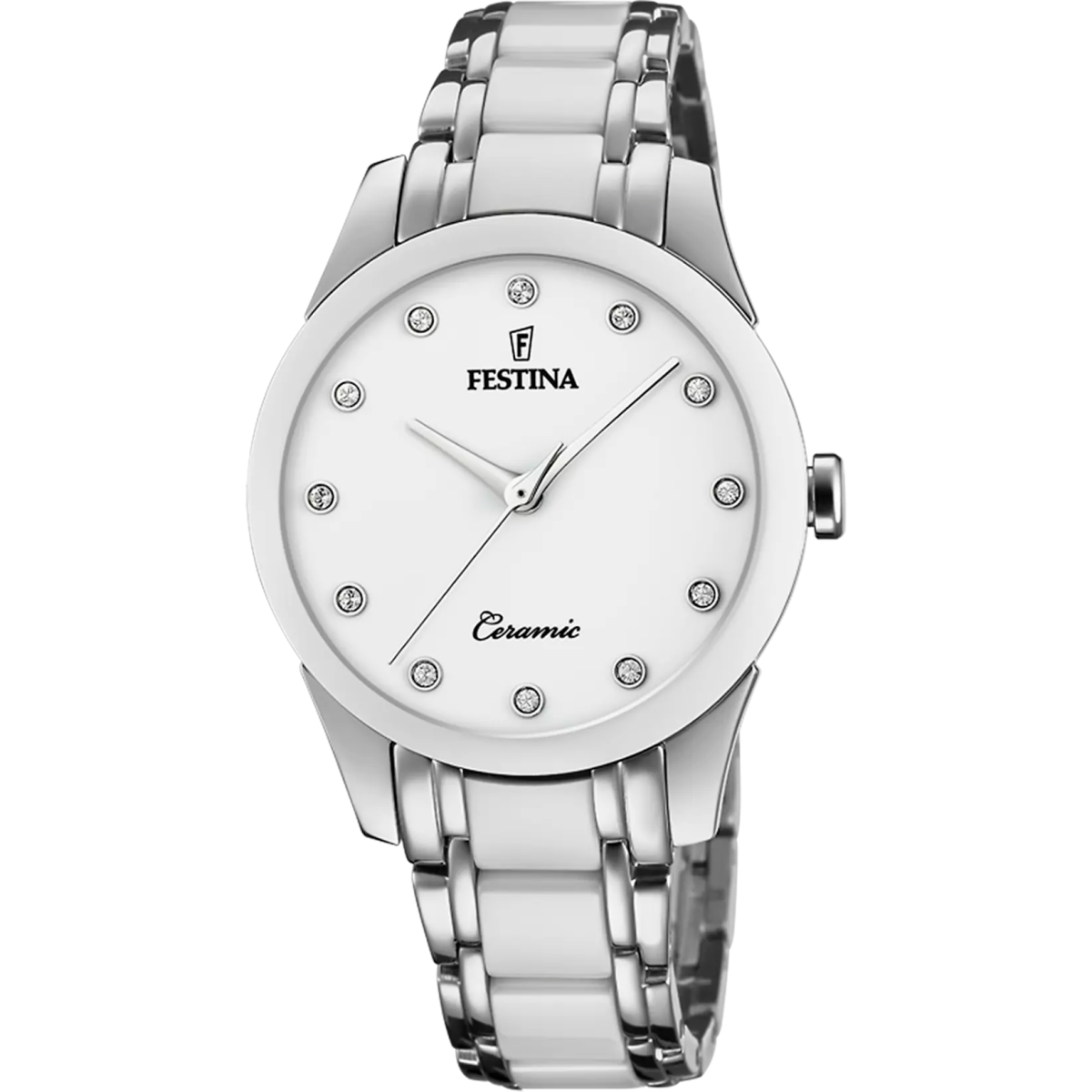 Montre FESTINA Ceramic Blanc - Bijouterie TAMARA