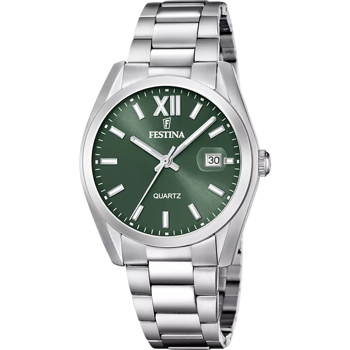 Montre FESTINA Classics Vert Acier - Festina - Bijouterie TAMARA