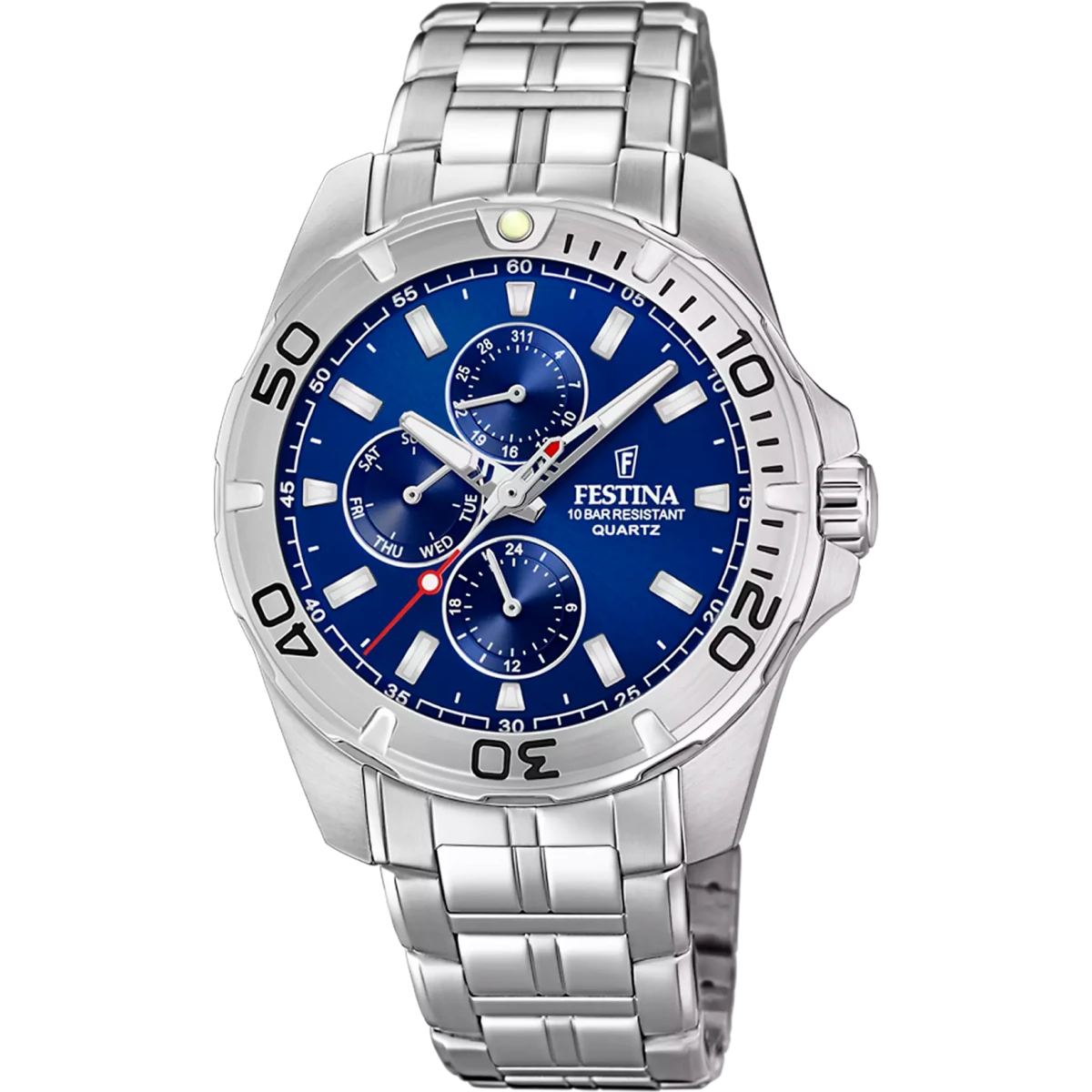 Montre FESTINA Multifunction Bleu foncé Noir acier - MONTRES -F20445/2