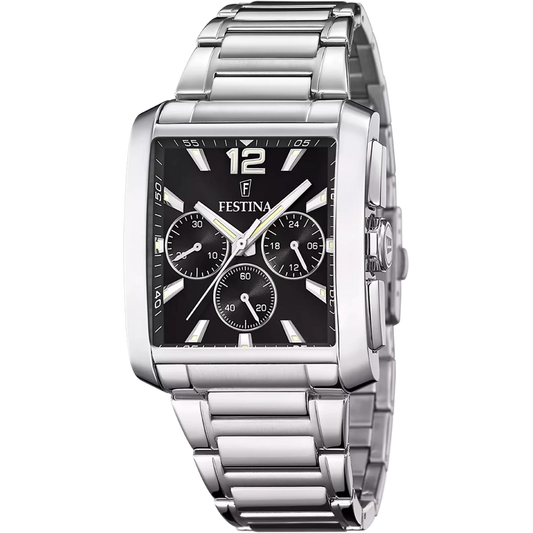 Montre FESTINA On the Square Noir Acier - MONTRES - F20635/4