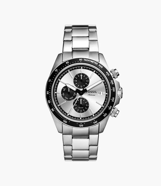 Montre FOSSIL Autocross Homme Mumtifonction Acier Argent - Bijouterie TAMARA