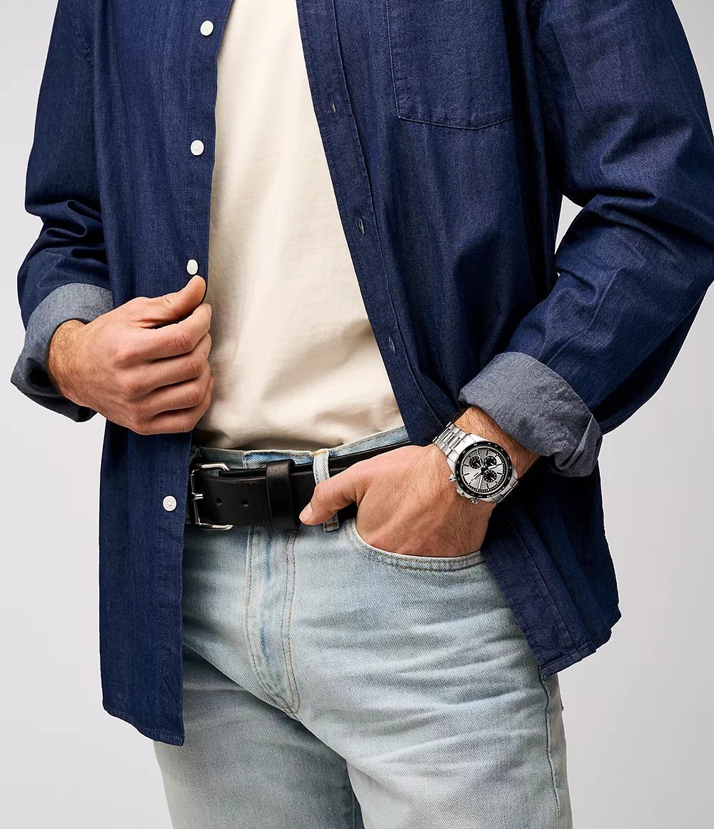 Montre FOSSIL Autocross Homme Mumtifonction Acier Argent - Bijouterie TAMARA