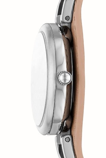 Montre FOSSIL Carlie cuir beige - Fossil - Bijouterie TAMARA