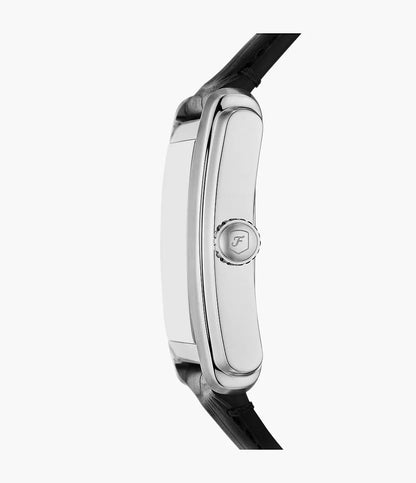 Montre FOSSIL Carraway Acier cuir Noir - MONTRES - FS6078