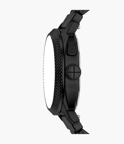 Montre FOSSIL Machine BIG TIC Acier Noir Noir - MONTRES -FS6156