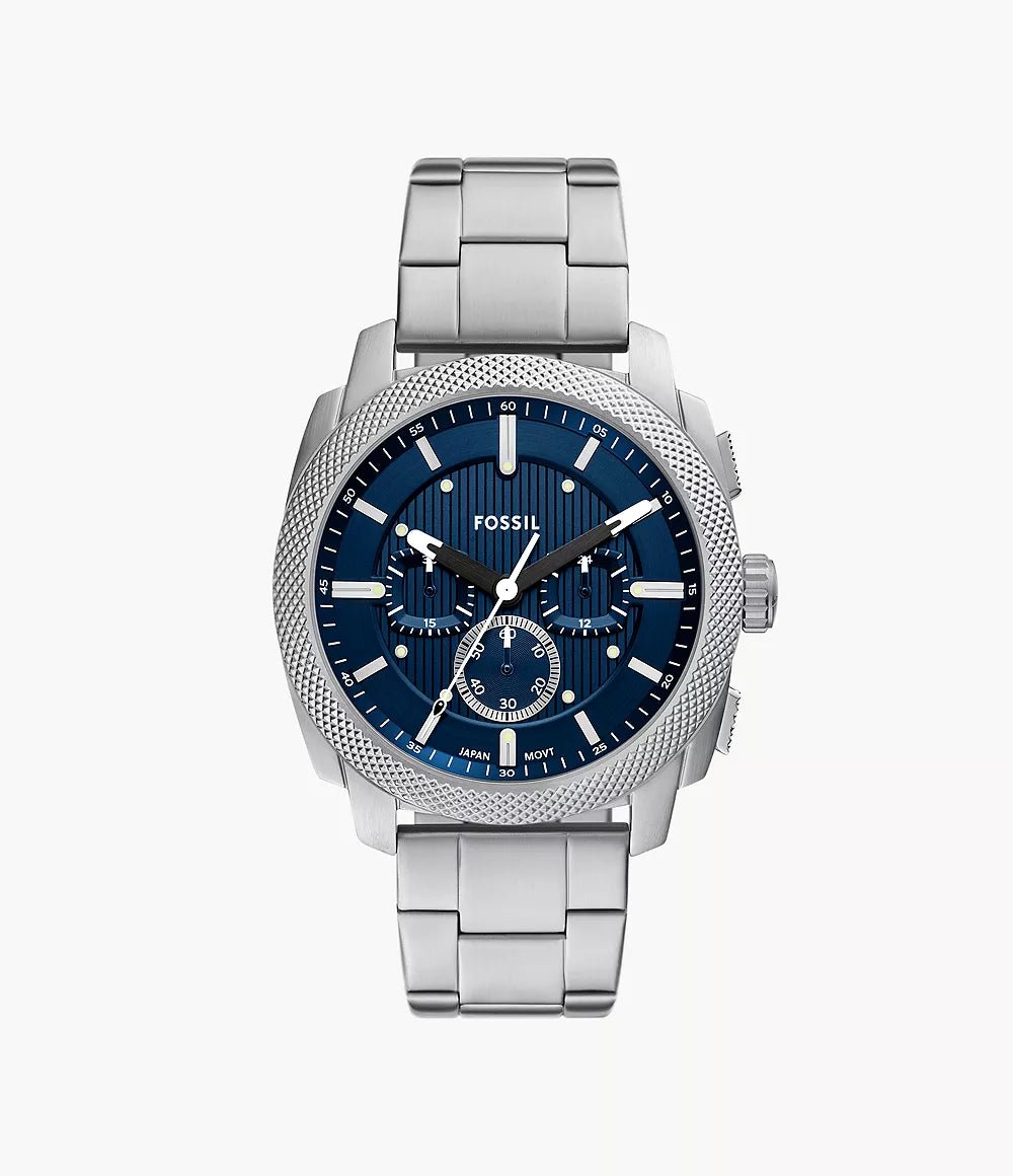 Montre FOSSIL Machine chronographe acier Bleu - MONTRES - FS6096