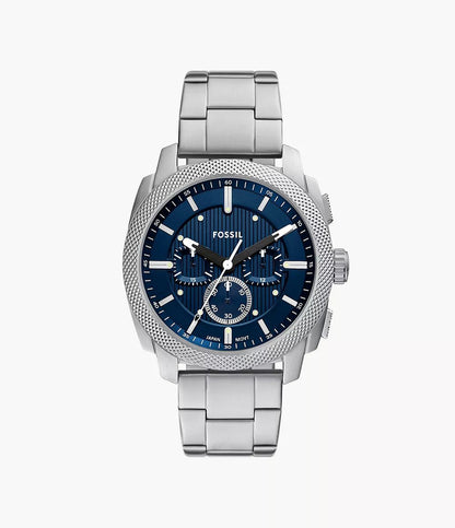 Montre FOSSIL Machine chronographe acier Bleu - MONTRES - FS6096