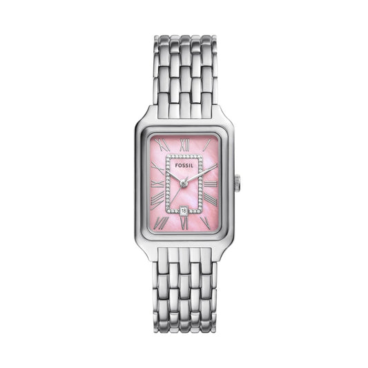 Montre FOSSIL Raquel Acier Nacre Rose - Fossil - Bijouterie TAMARA