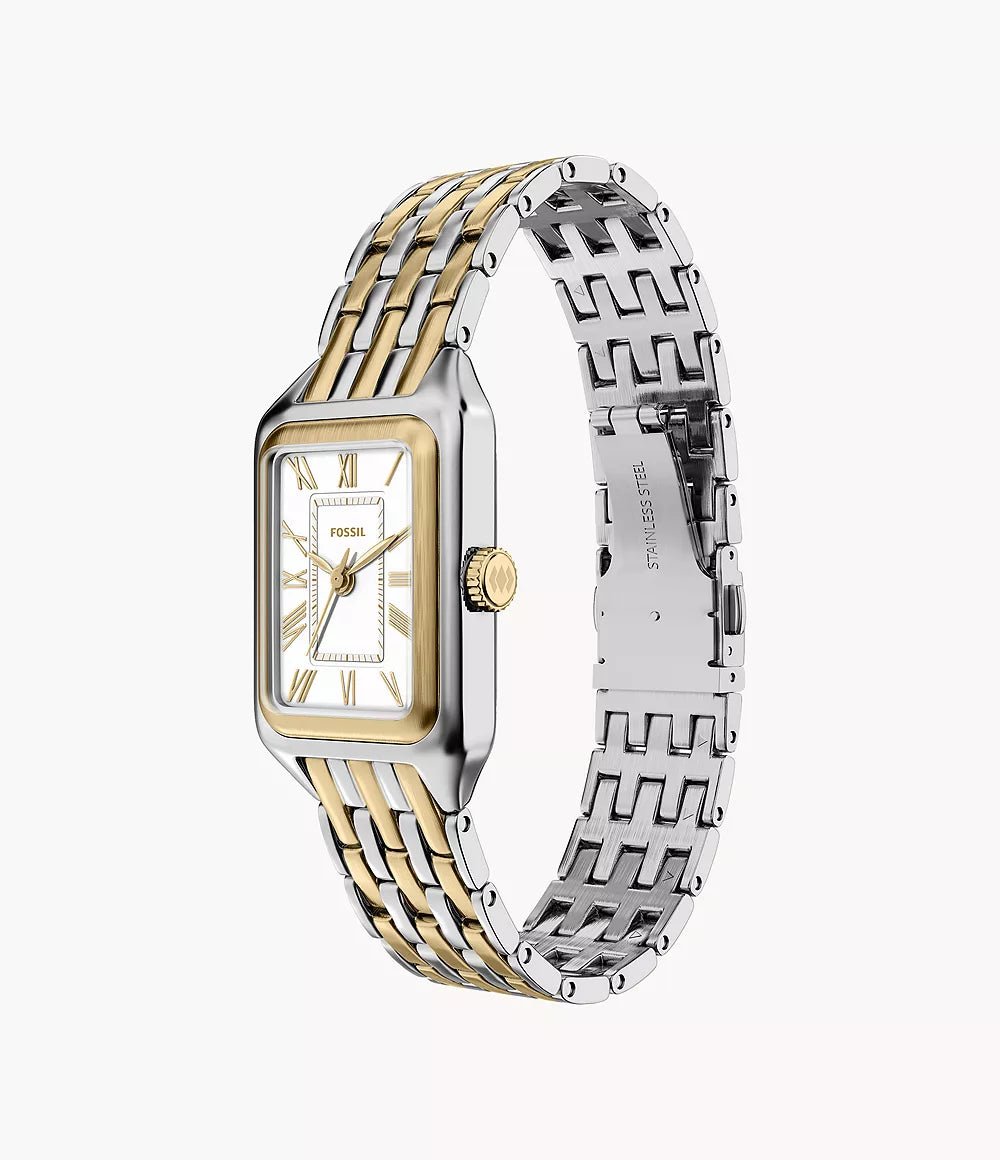 Montre FOSSIL Raquel Mini bicolore dorée - MONTRES - ES5468