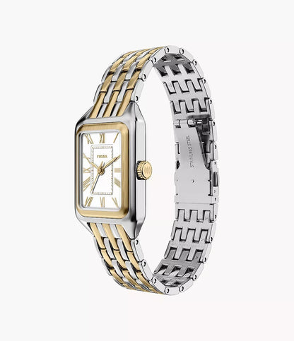 Montre FOSSIL Raquel Mini bicolore dorée - MONTRES - ES5468