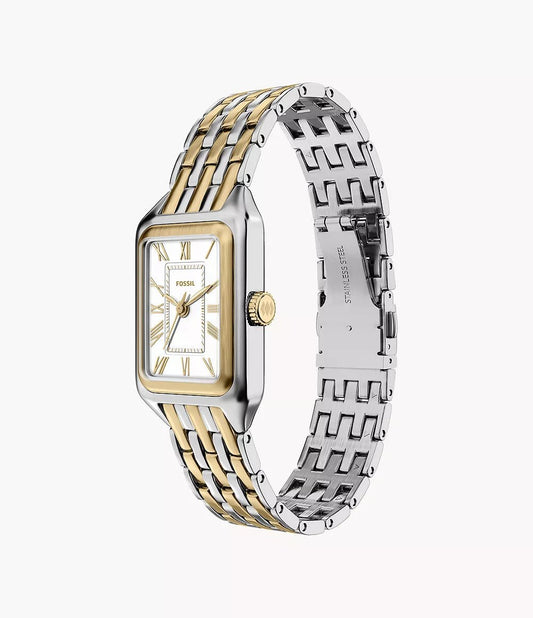 Montre FOSSIL Raquel Mini bicolore dorée - MONTRES - ES5468