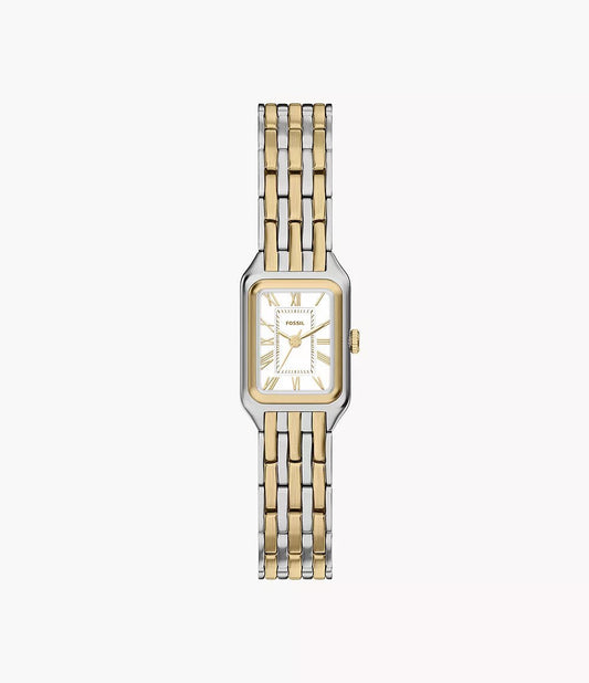 Montre FOSSIL Raquel Mini bicolore dorée - MONTRES - ES5468