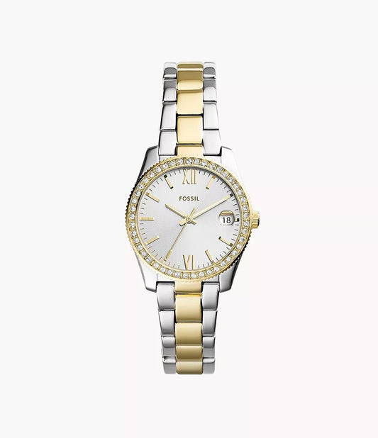 Montre FOSSIL Scarlette bicolore Brillants - MONTRES - ES4319