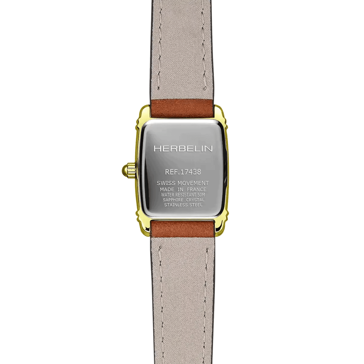 Montre HERBELIN Art Déco Mini dorée Femme - Herbelin - Bijouterie TAMARA