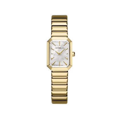 Montre HERBELIN Femme Octogône Doré nacre blanche - Bijouterie TAMARA