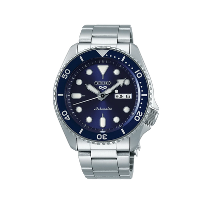 Montre SEIKO 5 Sports Automatique Acier Bleu