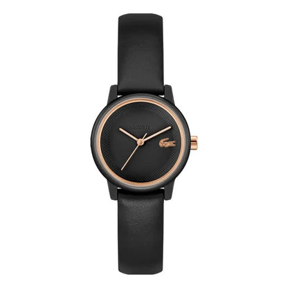 Montre LACOSTE 12.12 Femme Noire petite - Lacoste - Bijouterie TAMARA
