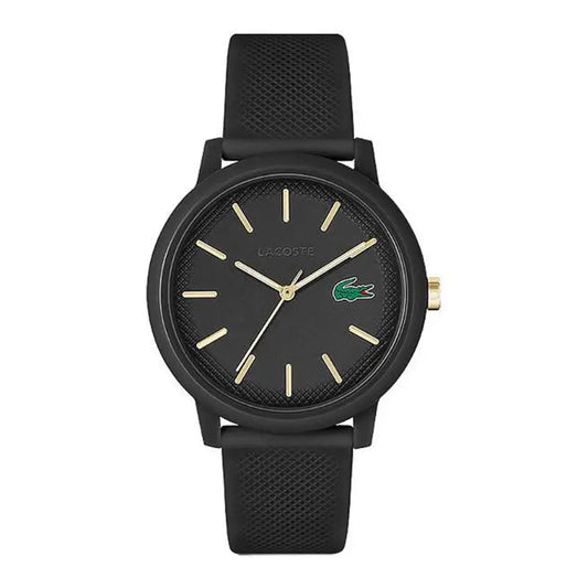 Montre LACOSTE 12.12 homme noir doré - MONTRES -2011233