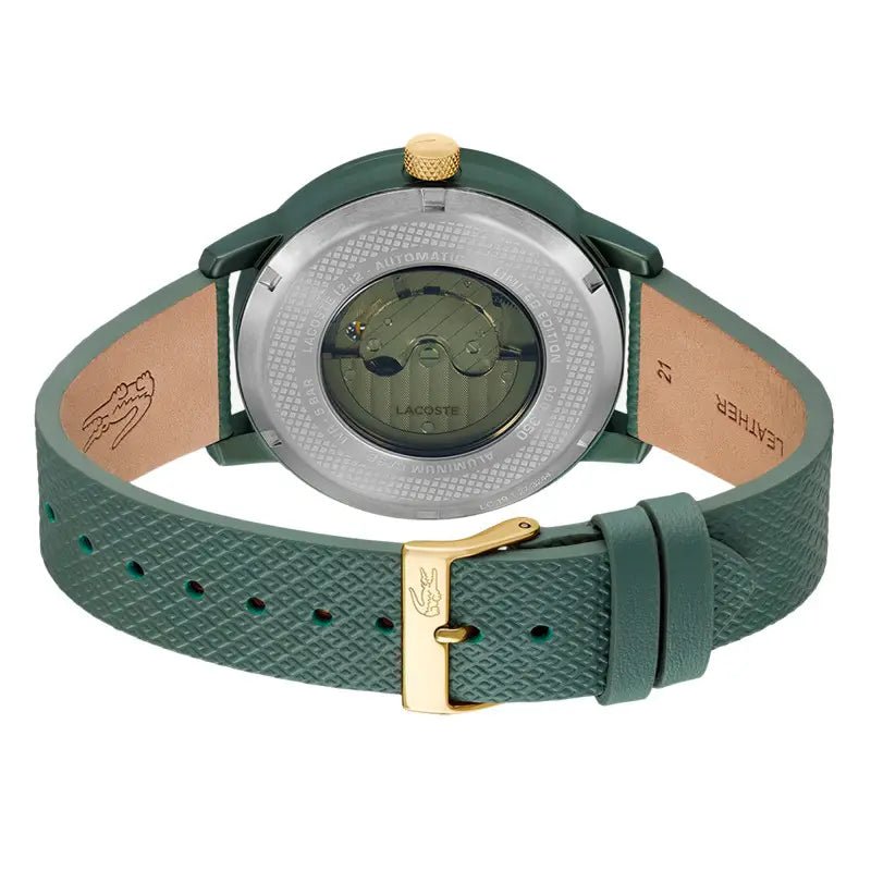Montre LACOSTE Automatique squelette Vert - Bijouterie TAMARA