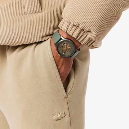Montre LACOSTE Automatique squelette Vert - Bijouterie TAMARA