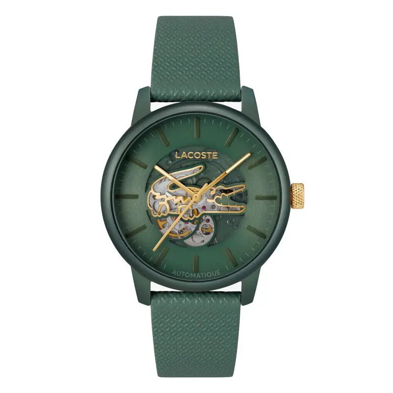Montre LACOSTE Automatique squelette Vert - Bijouterie TAMARA