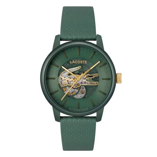 Montre LACOSTE Automatique squelette Vert - Bijouterie TAMARA