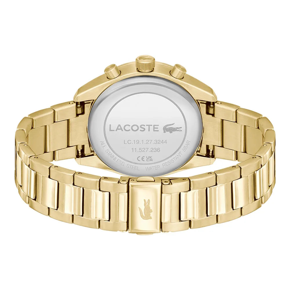 Montre LACOSTE Boston Chrono homme Doré Bleu