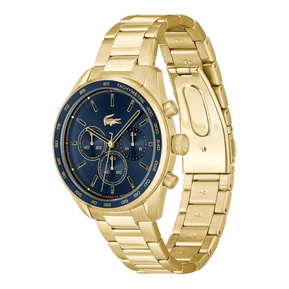 Montre LACOSTE Boston Chrono homme Doré Bleu - MONTRES -2011381