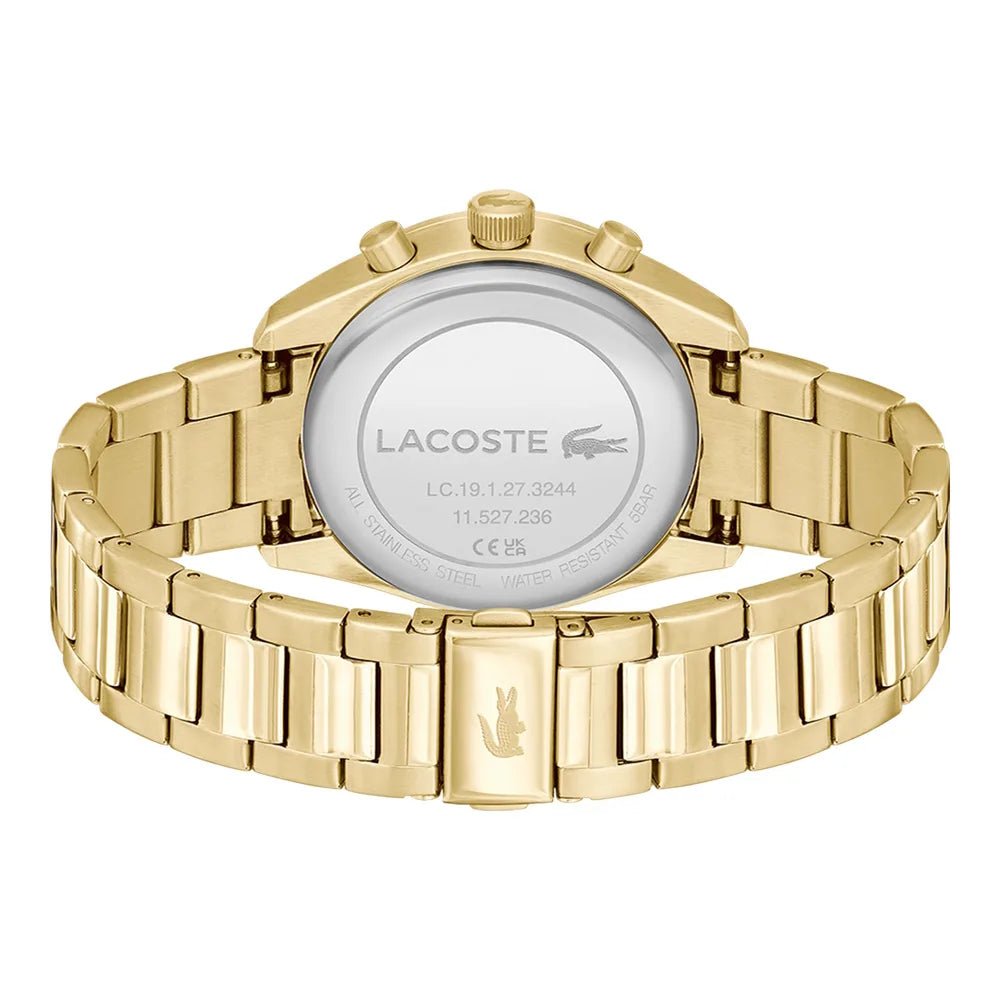 Montre LACOSTE Boston Chrono homme Doré Bleu - MONTRES -2011381