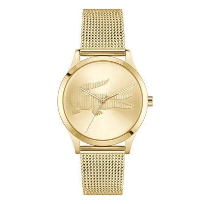 Montre LACOSTE Crocodelle Dorée - Bijouterie TAMARA