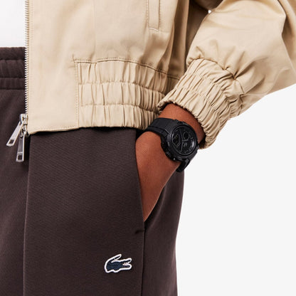 Montre LACOSTE LC33 total Noir silicone - Bijouterie TAMARA