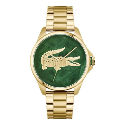 Montre LACOSTE Le Croc Dorée vert - Lacoste - Bijouterie TAMARA