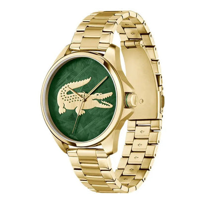 Montre LACOSTE Le Croc Dorée vert - Lacoste - Bijouterie TAMARA
