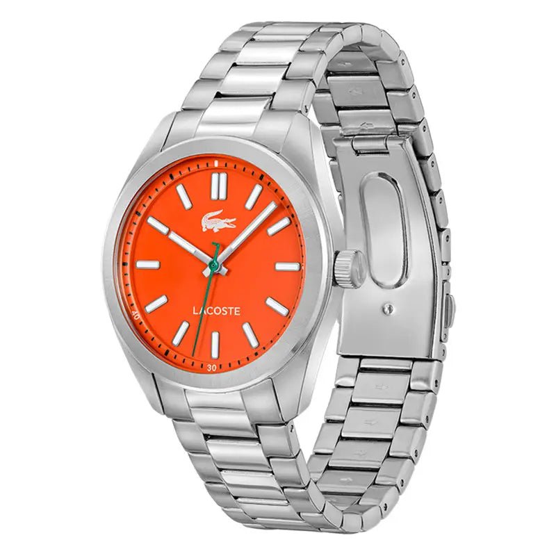 Montre LACOSTE Monceau Acier Orange - Lacoste - Bijouterie TAMARA