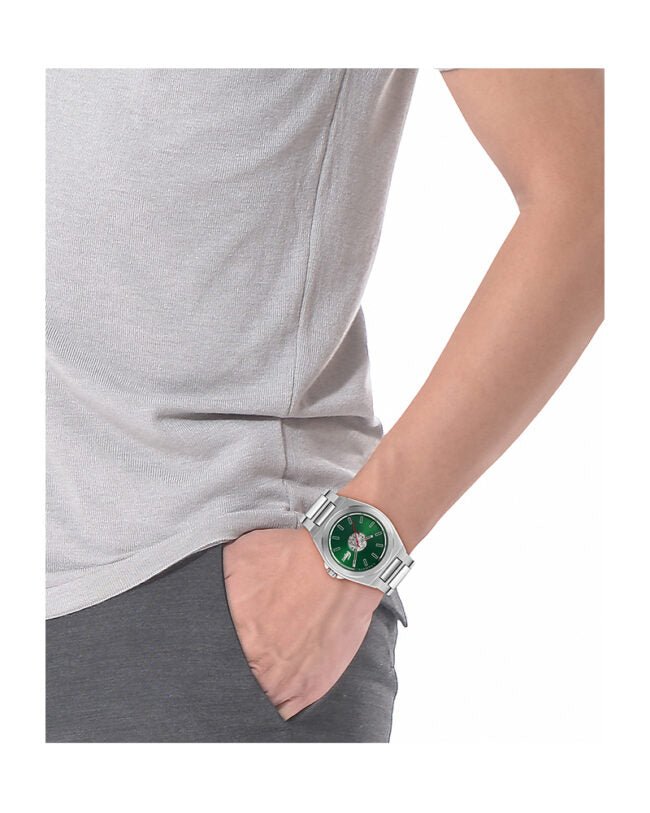 Montre LACOSTE Reno Acier Vert - Lacoste - Bijouterie TAMARA