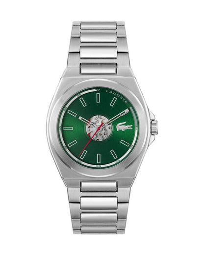 Montre LACOSTE Reno Acier Vert - Lacoste - Bijouterie TAMARA