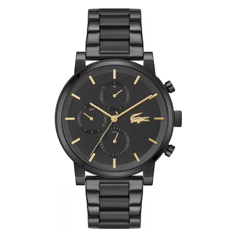 Montre LACOSTE Replay homme Multifonction Noir Doré - MONTRES - 2011451