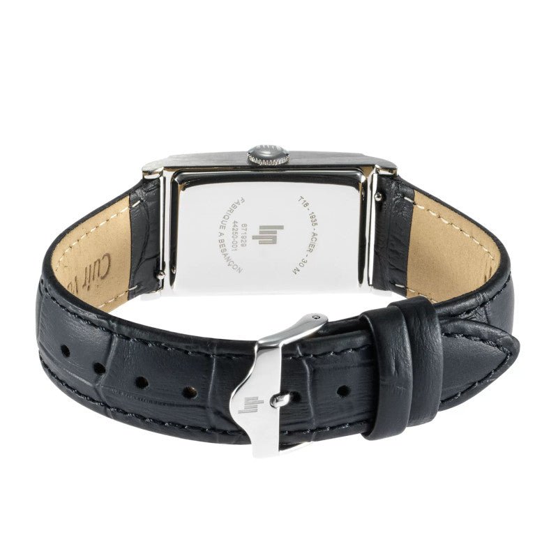 Montre LIP T18 Churchill Acier Chiffres romains cuir noir - MONTRES -671929