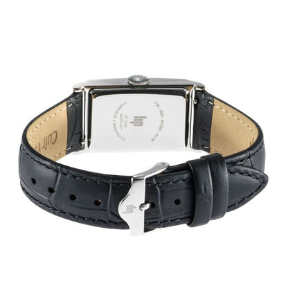 Montre LIP T18 Churchill Acier Chiffres romains cuir noir - MONTRES -671929