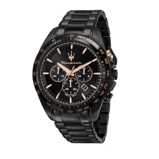 Montre MASERATI Traguardo Chronographe noire R8873612048 - Maserati - Bijouterie TAMARA