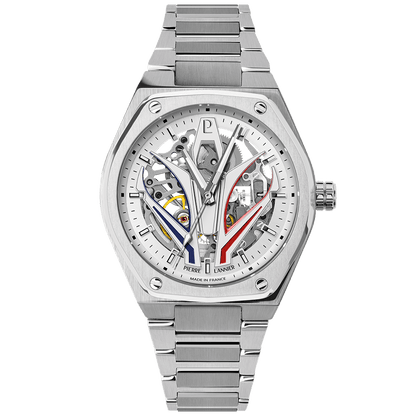 Montre Pierre LANNIER ARDENT Acier Squellette tricolore - MONTRES -324D101