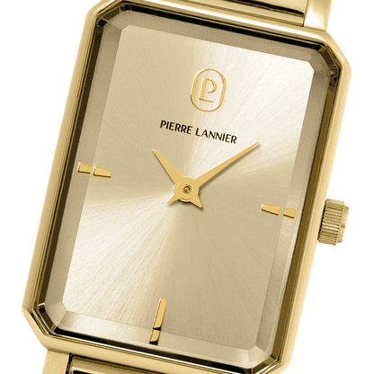 Montre Pierre Lannier Ariane doré Maille milanaise doré - MONTRES -006L542