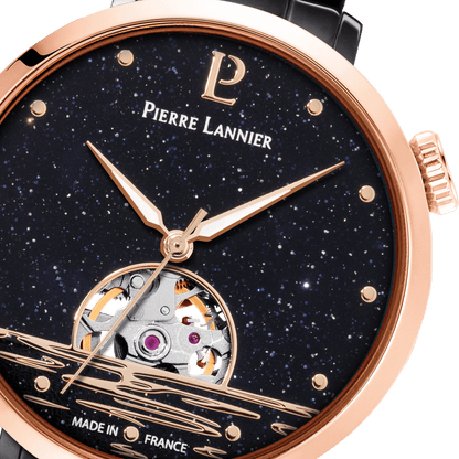 Montre Pierre LANNIER AUSTRALE Gris Noir Acier - Bijouterie TAMARA